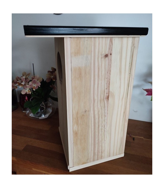 Nichoir abri en bois pour chouette hulotte